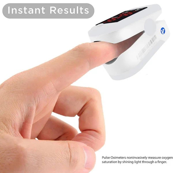 Finger Pulse Oximeter OxyWatch C20 Blood Oxygen Saturation SPO2 Monitor White
