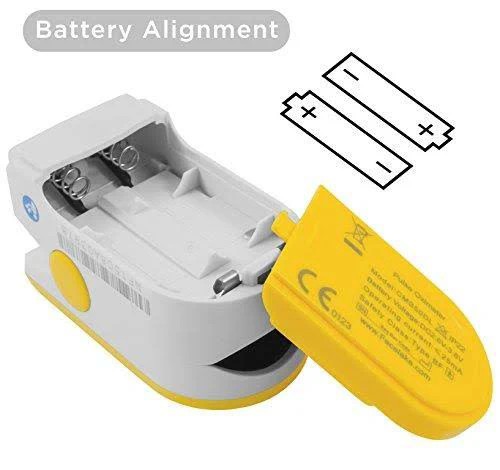 Finger Pulse Oximeter OxyWatch C20 Blood Oxygen Saturation SPO2 Monitor Yellow